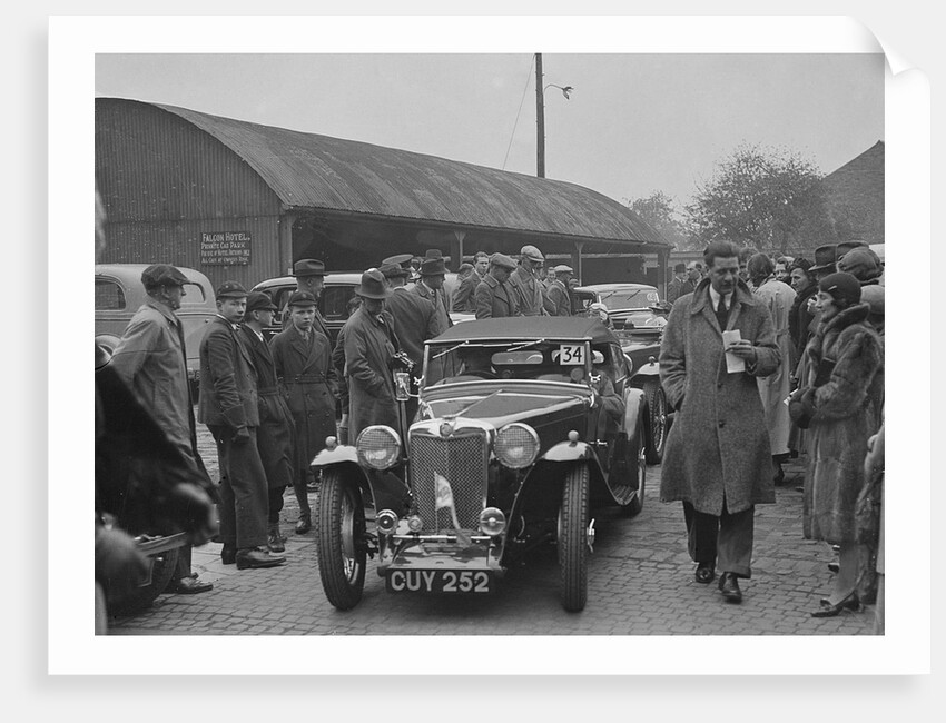 MG TA of HA Mecrow at the RAC Rally, 1939 by Bill Brunell