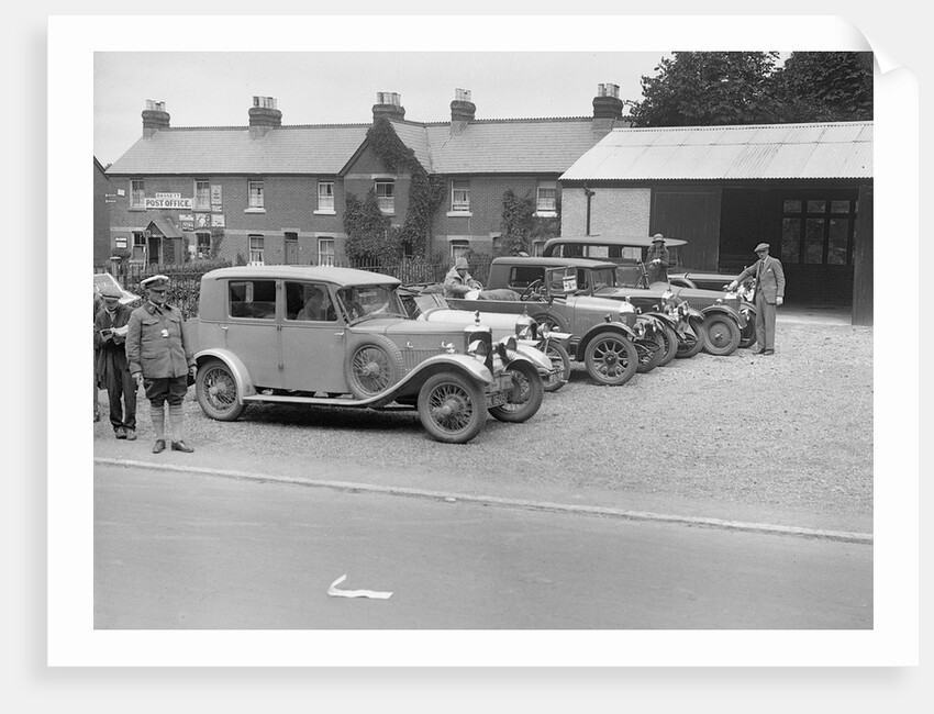 AC Acedes saloon of Mrs V Bruce and Amilcar of P Saltmarshe, Bournemouth Rally, 1928 by Bill Brunell