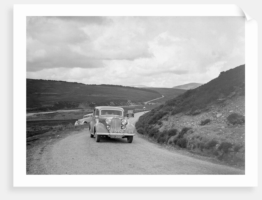 Vauxhall Big Six saloon of WT Grose, RSAC Scottish Rally, 1933 by Bill Brunell