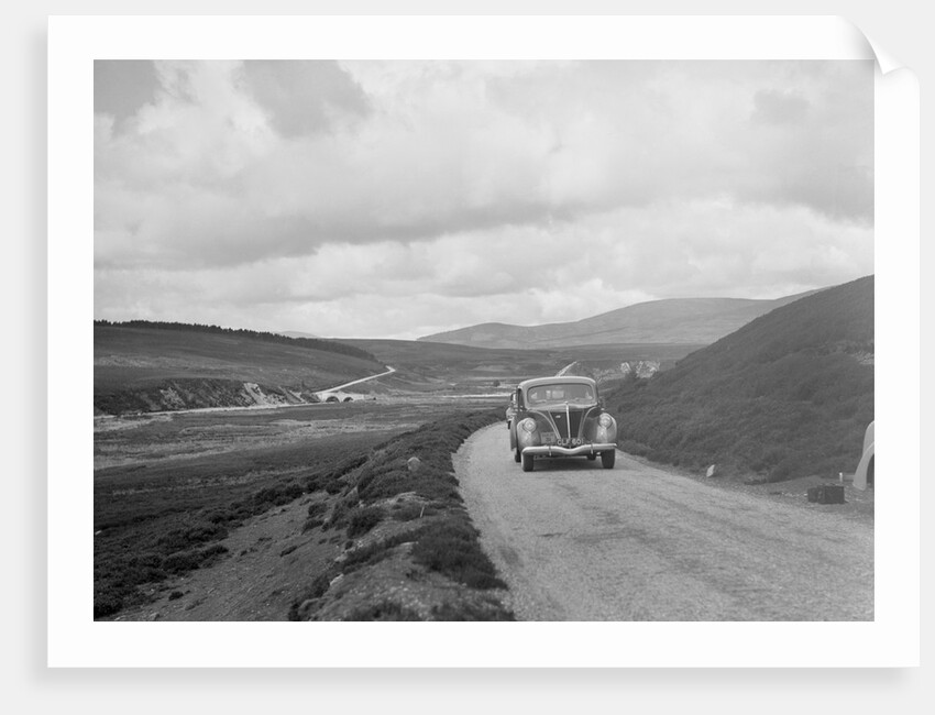 Ford V8 saloon of Joan Chetwynd, RSAC Scottish Rally, 1933 by Bill Brunell
