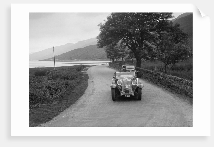Armstrong-Siddeley of CD Siddeley competing in the RSAC Scottish Rally, 1932 by Bill Brunell