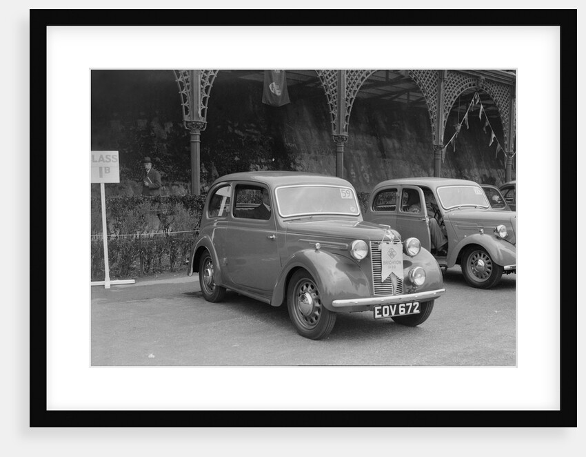 Austin 8 of CD Buckley at the RAC Rally, Madeira Drive, Brighton, 1939 by Bill Brunell