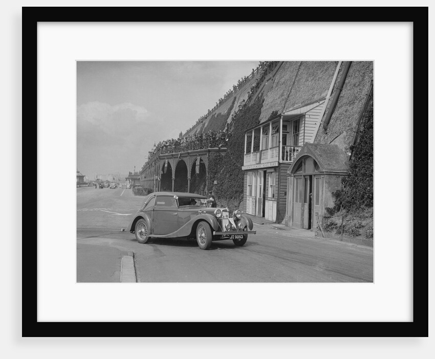 MG VA Tickford tourer of Lilian Roper competing in the RAC Rally, Madeira Drive, Brighton, 1939 by Bill Brunell