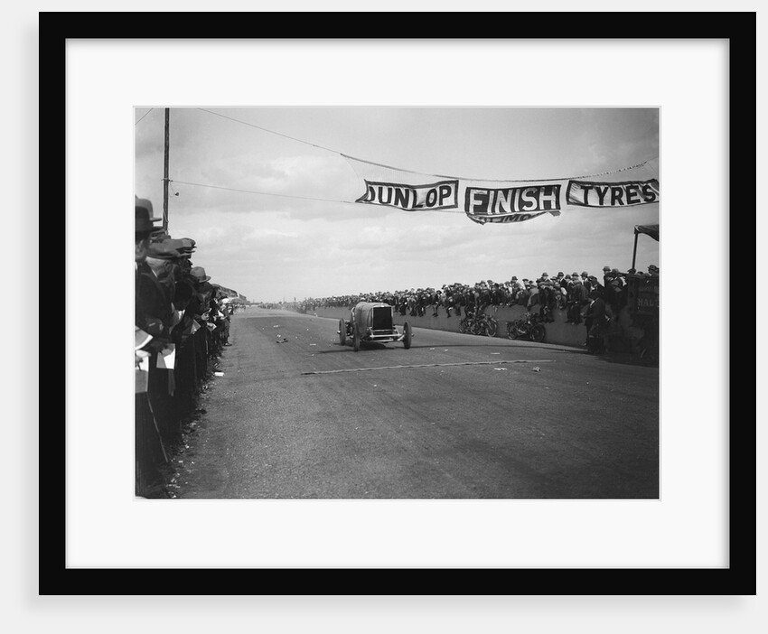 Leyland Eight of JG Parry-Thomas at the finish of the Southsea Speed Carnival, Hampshire, 1922 by Bill Brunell