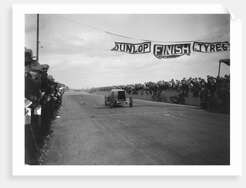 Leyland Eight of JG Parry-Thomas at the finish of the Southsea Speed Carnival, Hampshire, 1922 by Bill Brunell