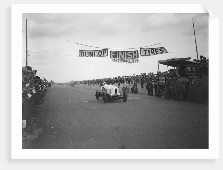 Bentley TT of Frank Clement at the finish of the Southsea Speed Carnival, Hampshire, 1922 by Bill Brunell