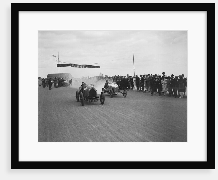 Bugatti of Leon Cushman racing at the Southsea Speed Carnival, Hampshire, 1922 by Bill Brunell