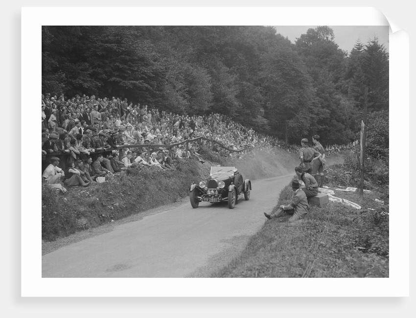 Bugatti Type 43 Grand Sport of KW Bear, MAC Shelsley Walsh Hillclimb, Worcestershire, 1930s by Bill Brunell