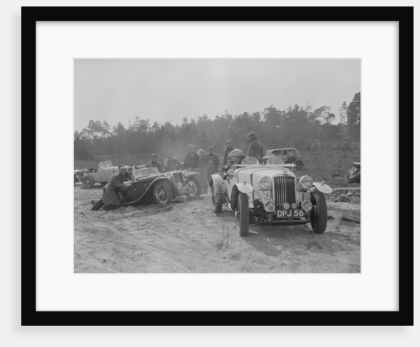 Talbot 10 Sports of DH Perring competing in the Great Weat Motor Club Trial, 1938 by Bill Brunell