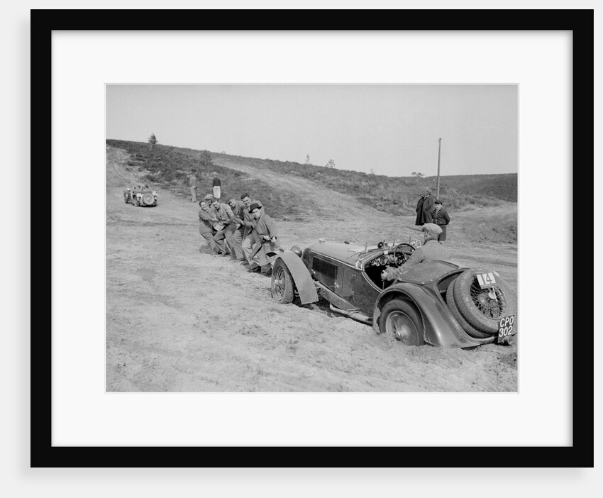 Riley Birdcage Sprite competing in the Great Weat Motor Club Trial, 1938 by Bill Brunell