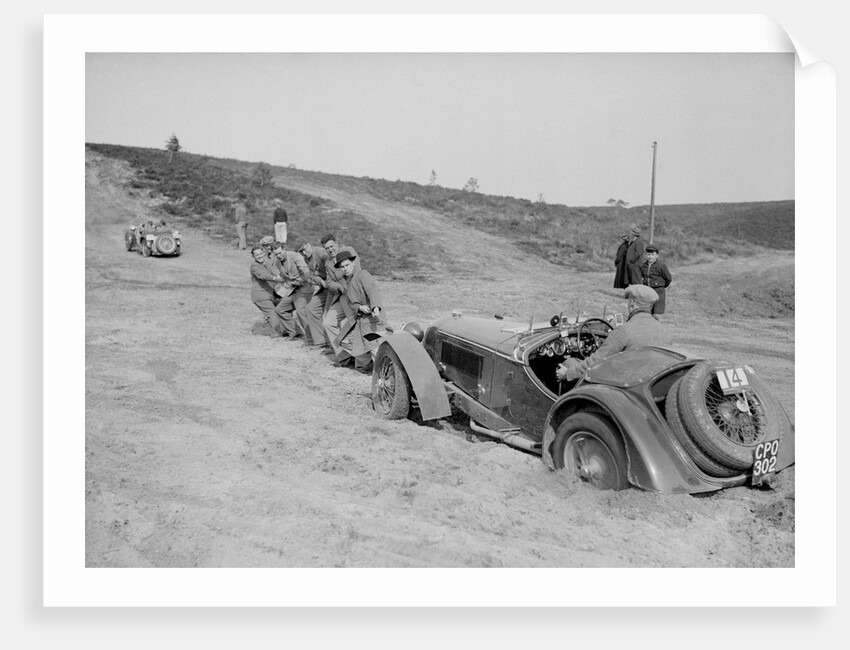Riley Birdcage Sprite competing in the Great Weat Motor Club Trial, 1938 by Bill Brunell