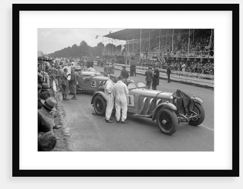 Mercedes-Benz SSKs of Malcolm Campbell and Earl Howe, Irish Grand Prix, Phoenix Park, Dublin, 1930 by Bill Brunell