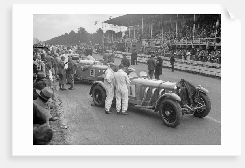 Mercedes-Benz SSKs of Malcolm Campbell and Earl Howe, Irish Grand Prix, Phoenix Park, Dublin, 1930 by Bill Brunell