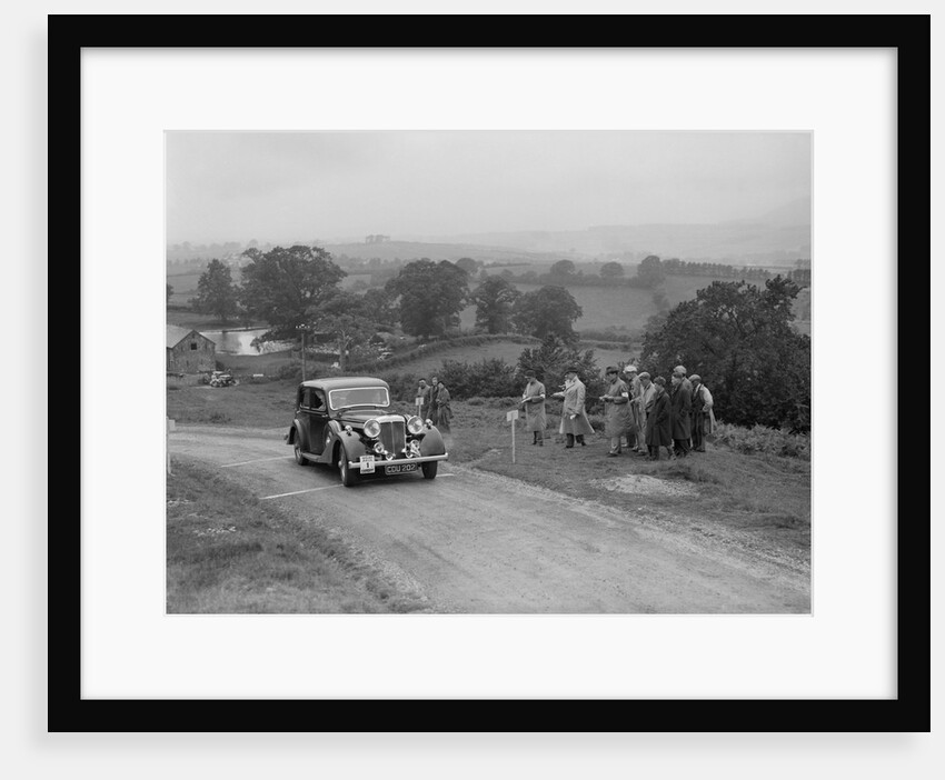 Daimler Light Straight 8 saloon of WH Smith competing in the South Wales Auto Club Welsh Rally, 1937 by Bill Brunell