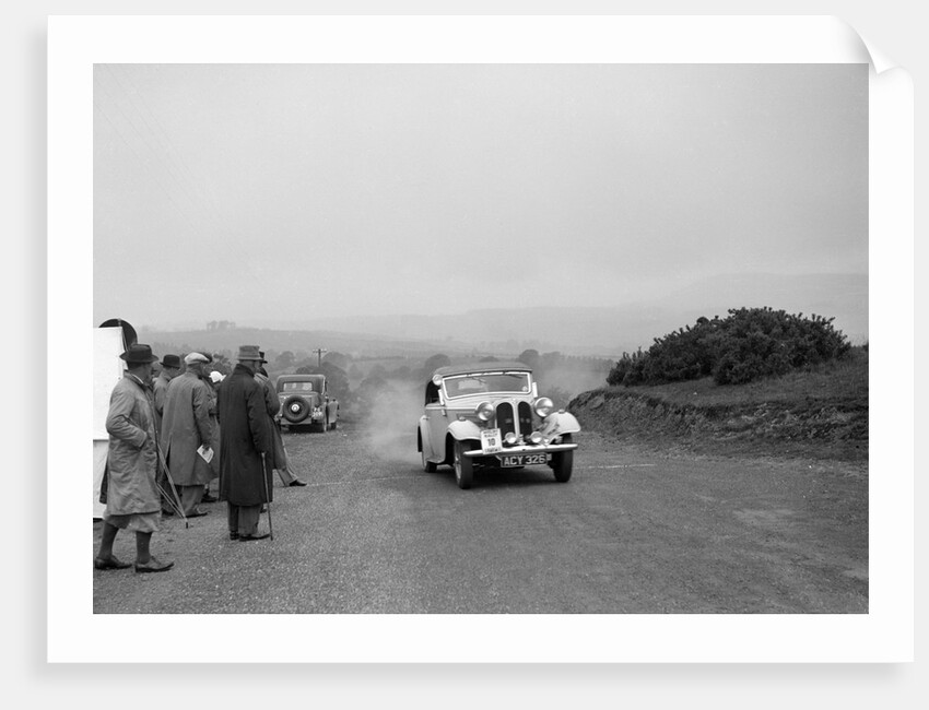Frazer-Nash BMW 319 of D Impanni competing in the South Wales Auto Club Welsh Rally, 1937 by Bill Brunell
