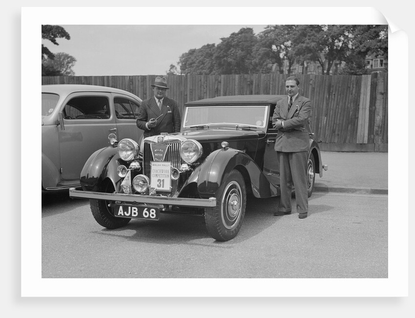 MG SA of AC Hess at the South Wales Auto Club Welsh Rally, 1937 by Bill Brunell