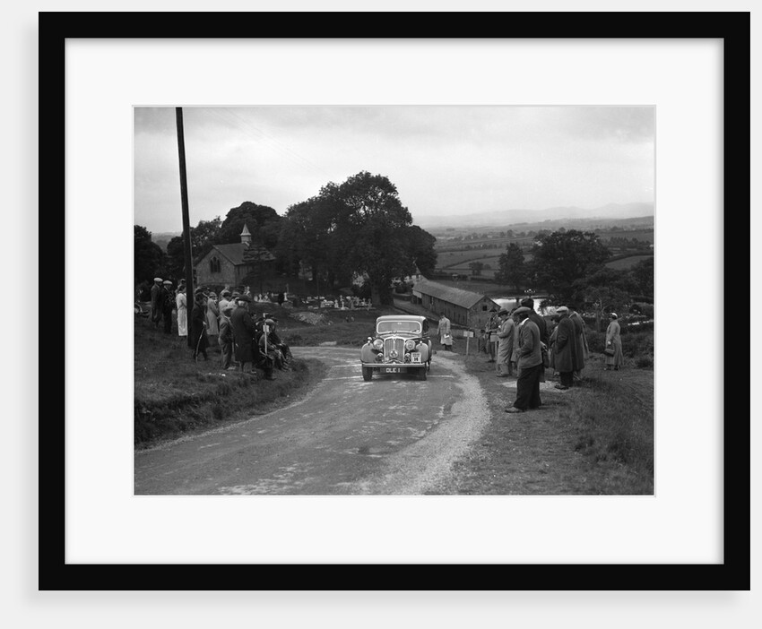 Rover saloon of CH Cooper competing in the South Wales Auto Club Welsh Rally, 1937 by Bill Brunell