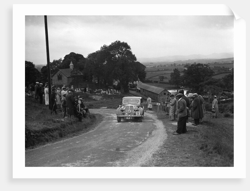 Rover saloon of CH Cooper competing in the South Wales Auto Club Welsh Rally, 1937 by Bill Brunell