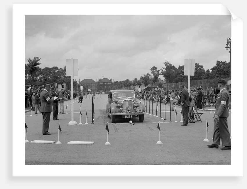 Rover saloon of CH Cooper competing in the South Wales Auto Club Welsh Rally, 1937 by Bill Brunell