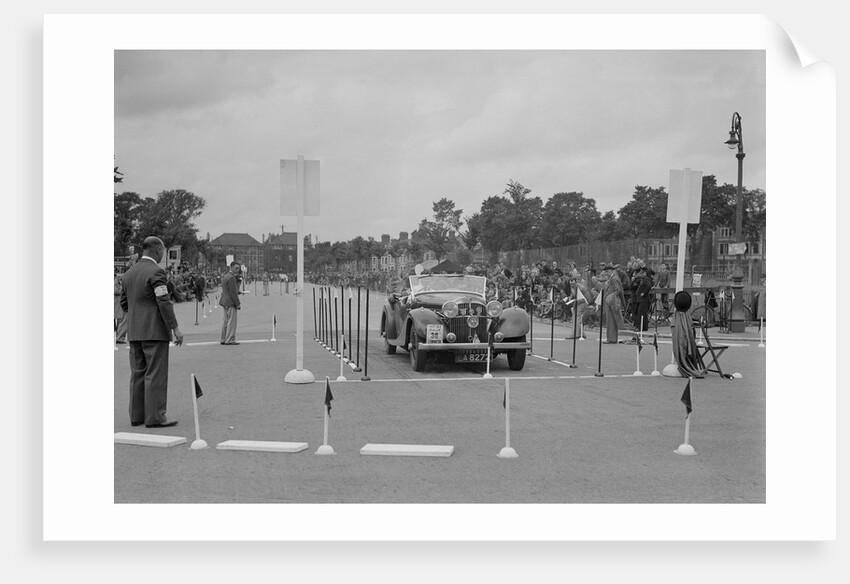 Jensen open 4-seater of Ken Crawford competing in the South Wales Auto Club Welsh Rally, 1937 by Bill Brunell