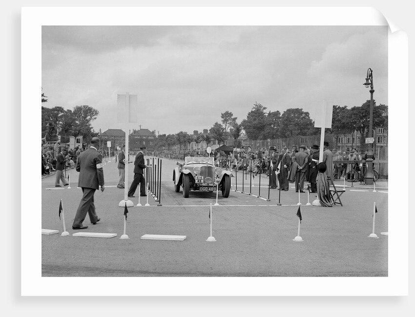 AC of LP Jaques competing in the South Wales Auto Club Welsh Rally, 1937 by Bill Brunell