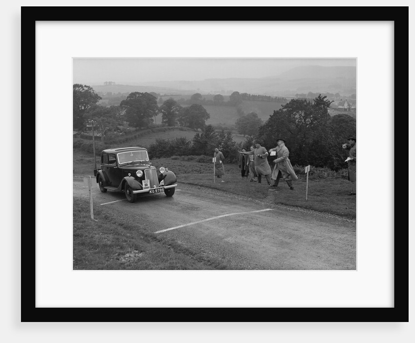 Armstrong-Siddeley of HK Roberts competing in the South Wales Auto Club Welsh Rally, 1937 by Bill Brunell