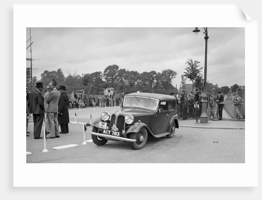 Frazer-Nash BMW 2-door saloon of JA Davies competing in the South Wales Auto Club Welsh Rally, 1937 by Bill Brunell