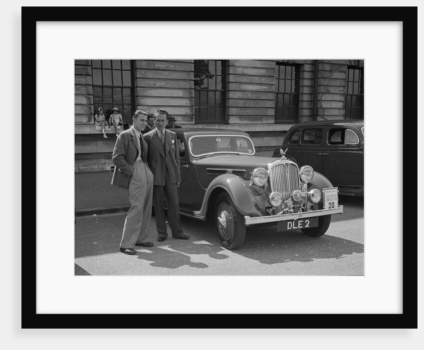 Rover 4-door saloon of FD Cooper at the South Wales Auto Club Welsh Rally, 1937 by Bill Brunell