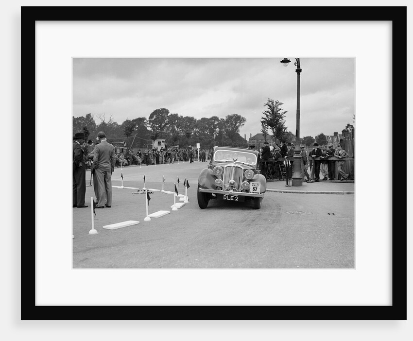 Rover 4-door saloon of FD Cooper competing in the South Wales Auto Club Welsh Rally, 1937 by Bill Brunell