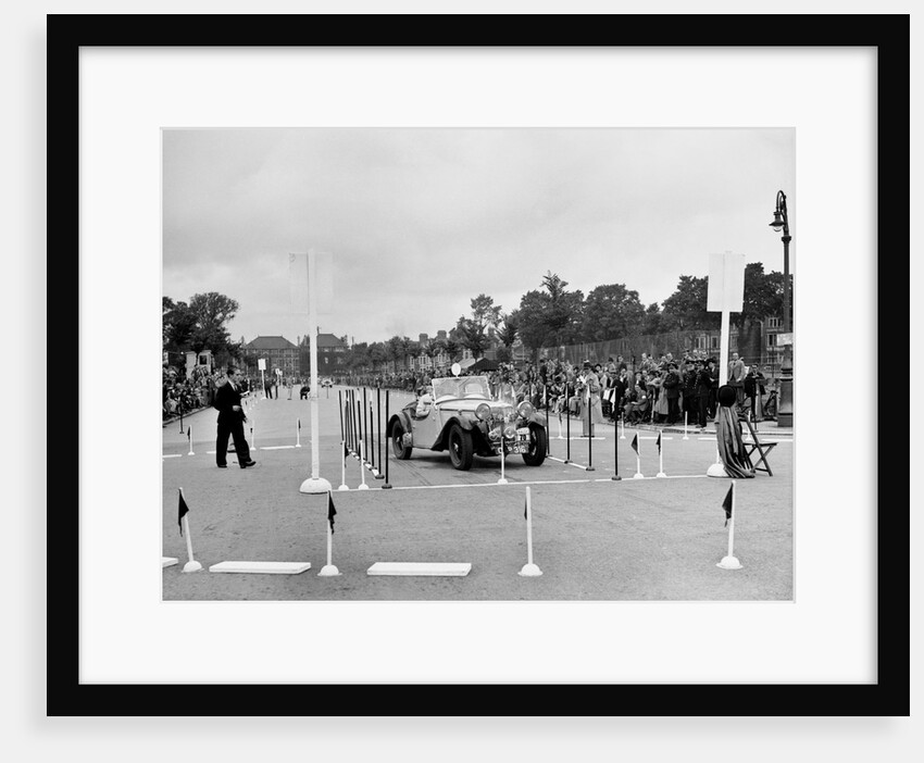 Singer B37 1.5 litre sports of DE Harris competing in the South Wales Auto Club Welsh Rally, 1937 by Bill Brunell