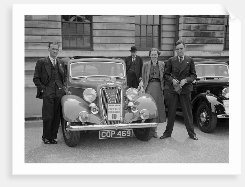Austin 10 saloon of Captain WS Sewell at the South Wales Auto Club Welsh Rally, 1937 by Bill Brunell