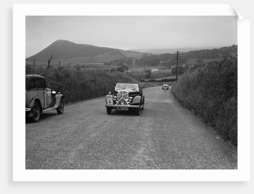 Rover 12/4 of WP Maidens competing in the South Wales Auto Club Welsh Rally, 1937 by Bill Brunell