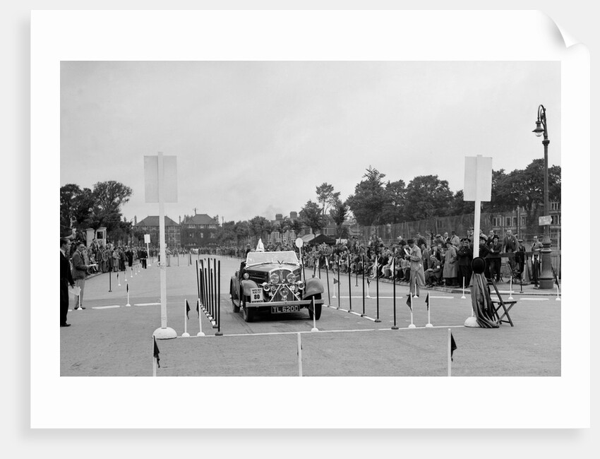 Rover 12/4 of WP Maidens competing in the South Wales Auto Club Welsh Rally, 1937 by Bill Brunell