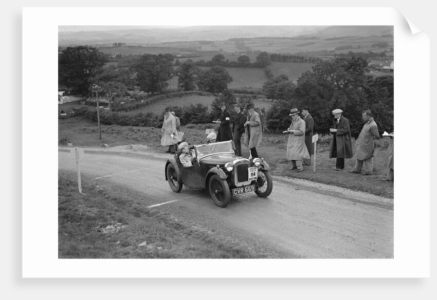 Austin 7 Nippy of DN Kennedy competing in the South Wales Auto Club Welsh Rally, 1937 by Bill Brunell