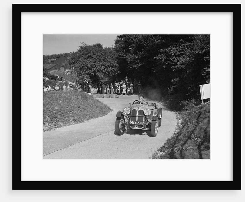 Frazer-Nash BMW 319/55 of CG Fitt competing in the VSCC Croydon Speed Trials, 1937 by Bill Brunell