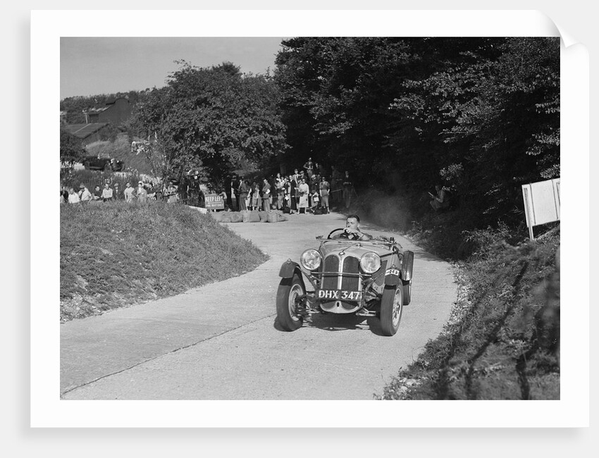 Frazer-Nash BMW 319/55 of CG Fitt competing in the VSCC Croydon Speed Trials, 1937 by Bill Brunell