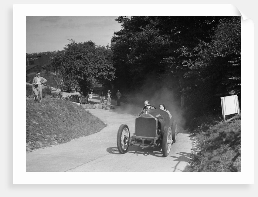 RGJ Nash driving Vieux Charles III, 1912 Lorraine-Dietrich, at the VSCC Croydon Speed Trials, 1937 by Bill Brunell