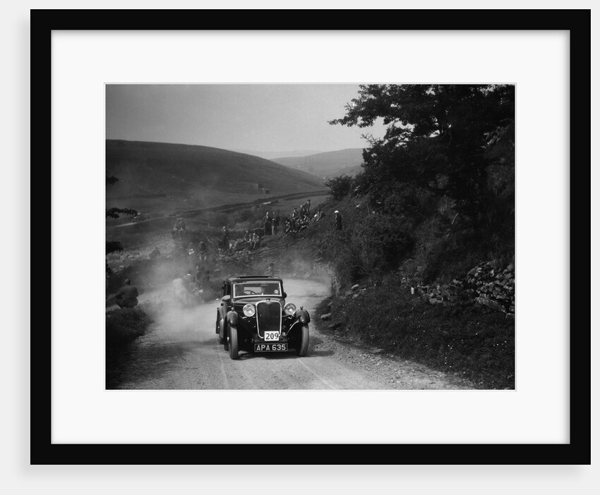 Singer of LA Sandford competing in the MCC Edinburgh Trial, West Stonesdale, Yorkshire Dales, 1933 by Bill Brunell