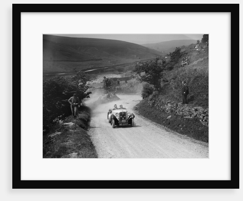 Singer of J Selwyn competing in the MCC Edinburgh Trial, West Stonesdale, Yorkshire Dales, 1933 by Bill Brunell