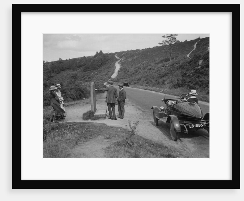 Morris Cowley with airship-tail body, The Sailors Grave, near Hindhead, Surrey, c1920s by Bill Brunell