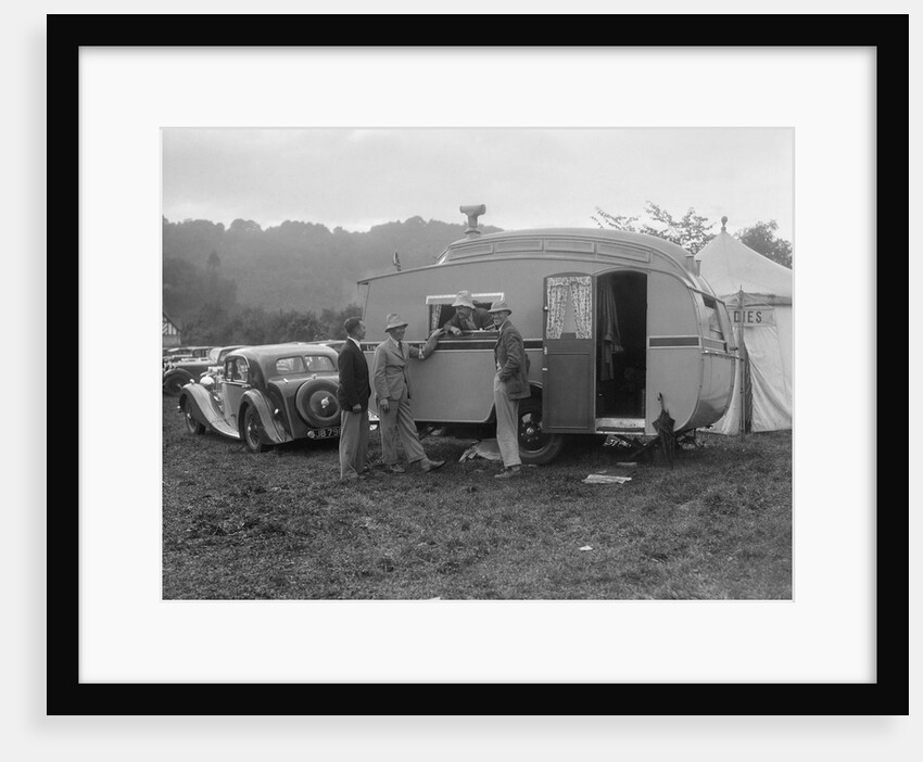 MG SA at Shelsley Walsh, Worcestershire, during the Blackpool Rally, 1937 by Bill Brunell