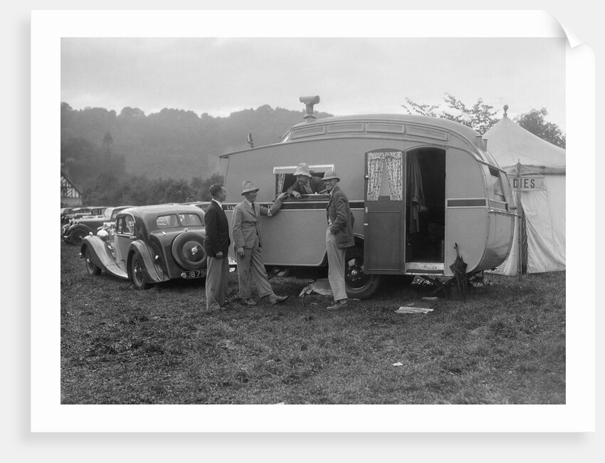 MG SA at Shelsley Walsh, Worcestershire, during the Blackpool Rally, 1937 by Bill Brunell