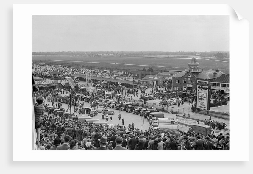 Ford Day at Brooklands motor racing circuit, Surrey, 1930s by Bill Brunell