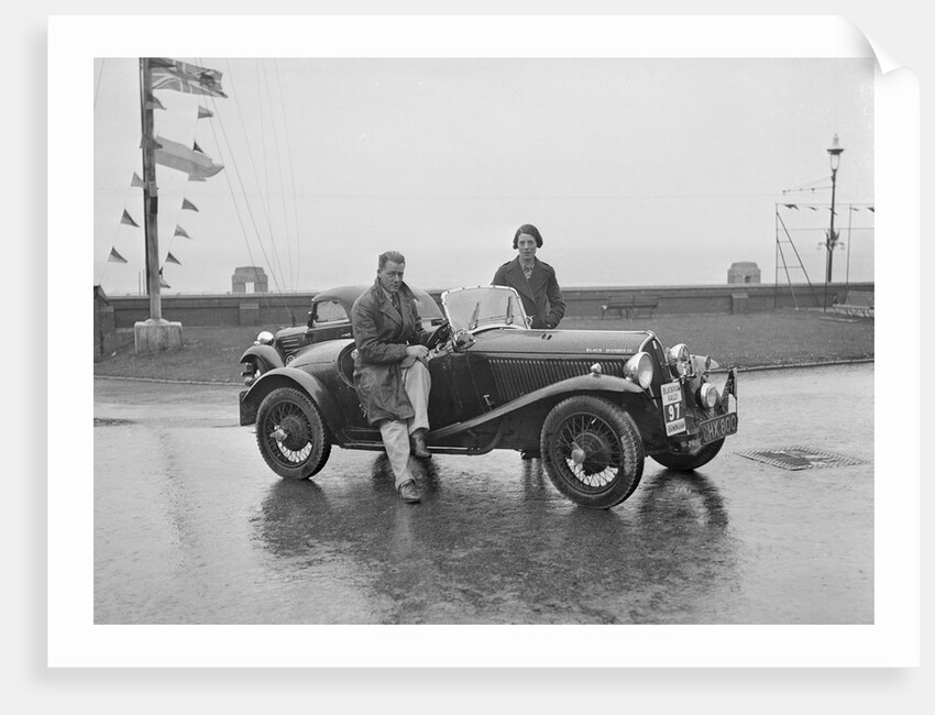 Fiat Balilla 508S of SGE Tett of the Black Diamond III team at the Blackpool Rally, 1936 by Bill Brunell