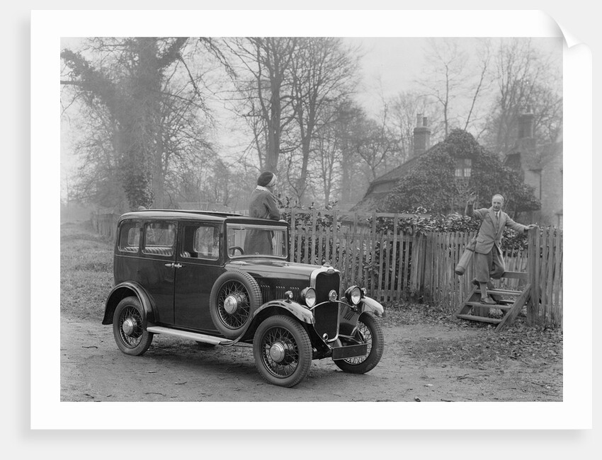 Kitty Brunell witha Singer 8 Junior, c1920s by Bill Brunell