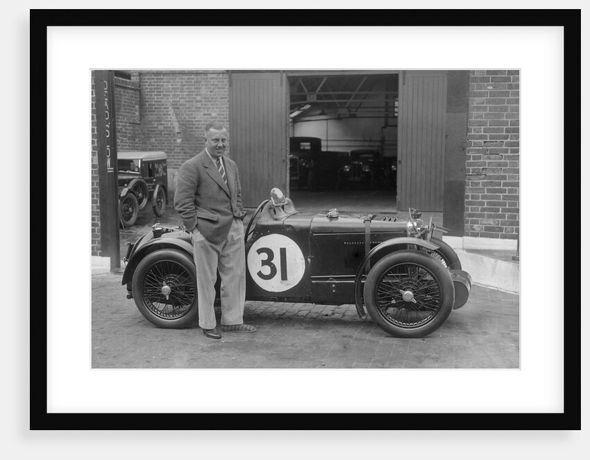 MG C type Midget of Cyril Paul at the RAC TT Race, Ards Circuit, Belfast, 1932 by Bill Brunell