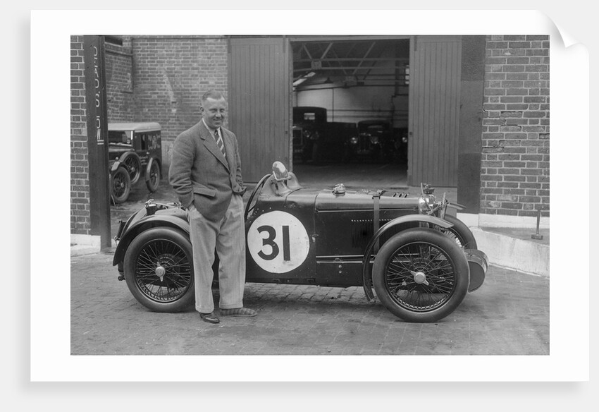 MG C type Midget of Cyril Paul at the RAC TT Race, Ards Circuit, Belfast, 1932 by Bill Brunell