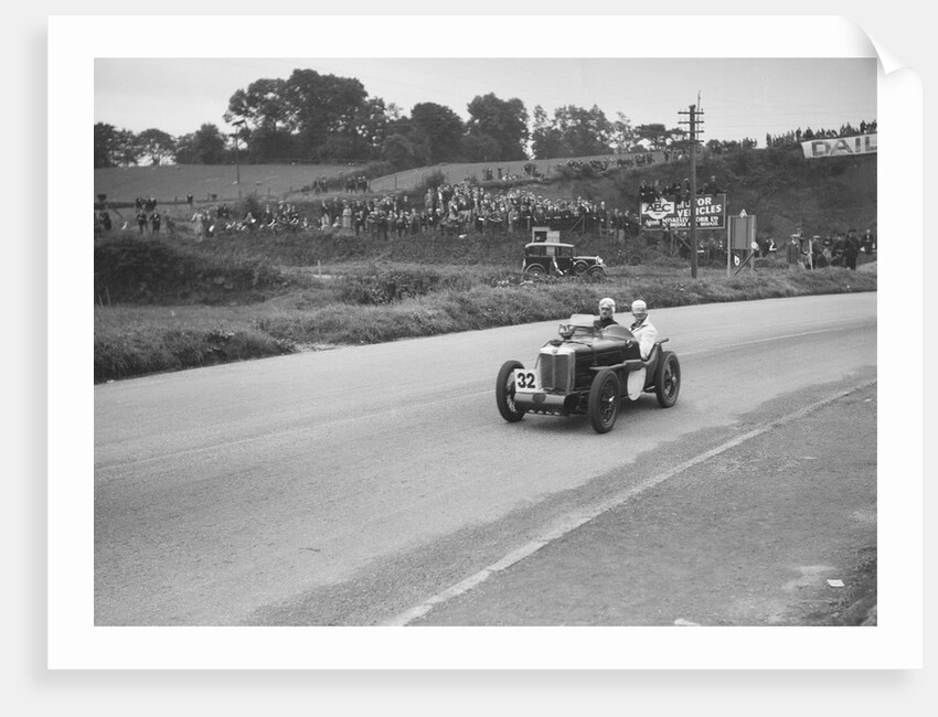 MG C type Midget of Goldie Gardner competing in the RAC TT Race, Ards Circuit, Belfast, 1932 by Bill Brunell
