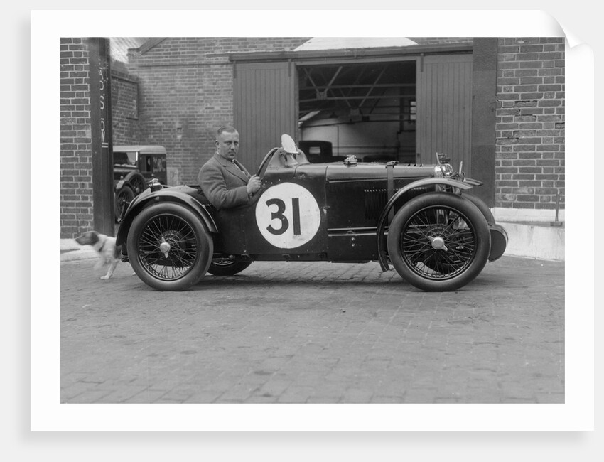 MG C type Midget of Cyril Paul at the RAC TT Race, Ards Circuit, Belfast, 1932 by Bill Brunell