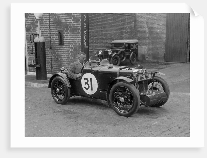 MG C type Midget of Cyril Paul at the RAC TT Race, Ards Circuit, Belfast, 1932 by Bill Brunell